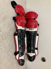 REACH 40524 Baseball Leg Guards Protective Gear Vintage Sports Equipment