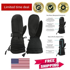 Extreme Cold Waterproof Mittens with Grippers - Perfect for Winter Adventures