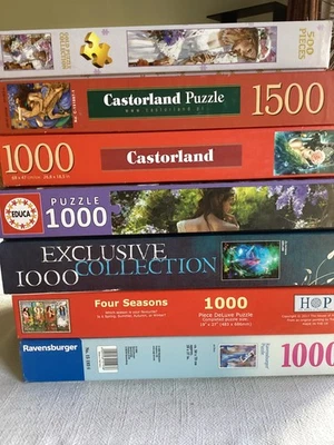 Puzzle Konvolut, Ravensburger, HOP, STEP, Educa, Castorland, Gold Puzzle - Bild 1 von 3