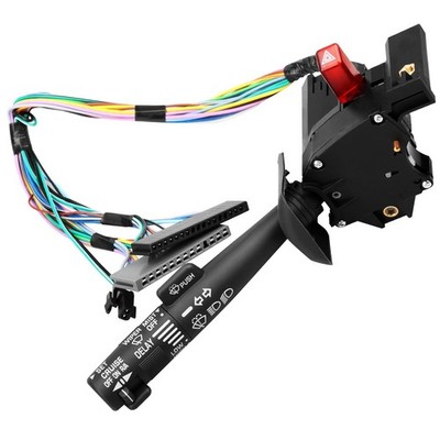A-NAFTULY Multi-Function Combination Switch Gray for | 1995-2002 Chevy Black 