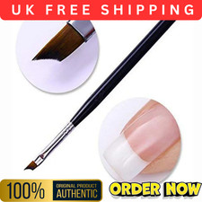Drawing Brush Nail Art Tool Smile Half Moon Shape French Nail Painting UV Gel UK