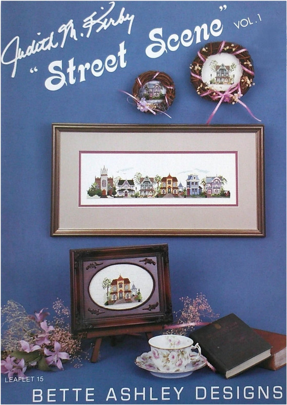 Judith M. Kirby STREET SCENE VOL. I Cross Stitch Chart Leaflet Only OOP houses