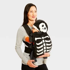 Hyde and Eek Boutique Skeleton Infant Carrier Cover Halloween Costume #5045