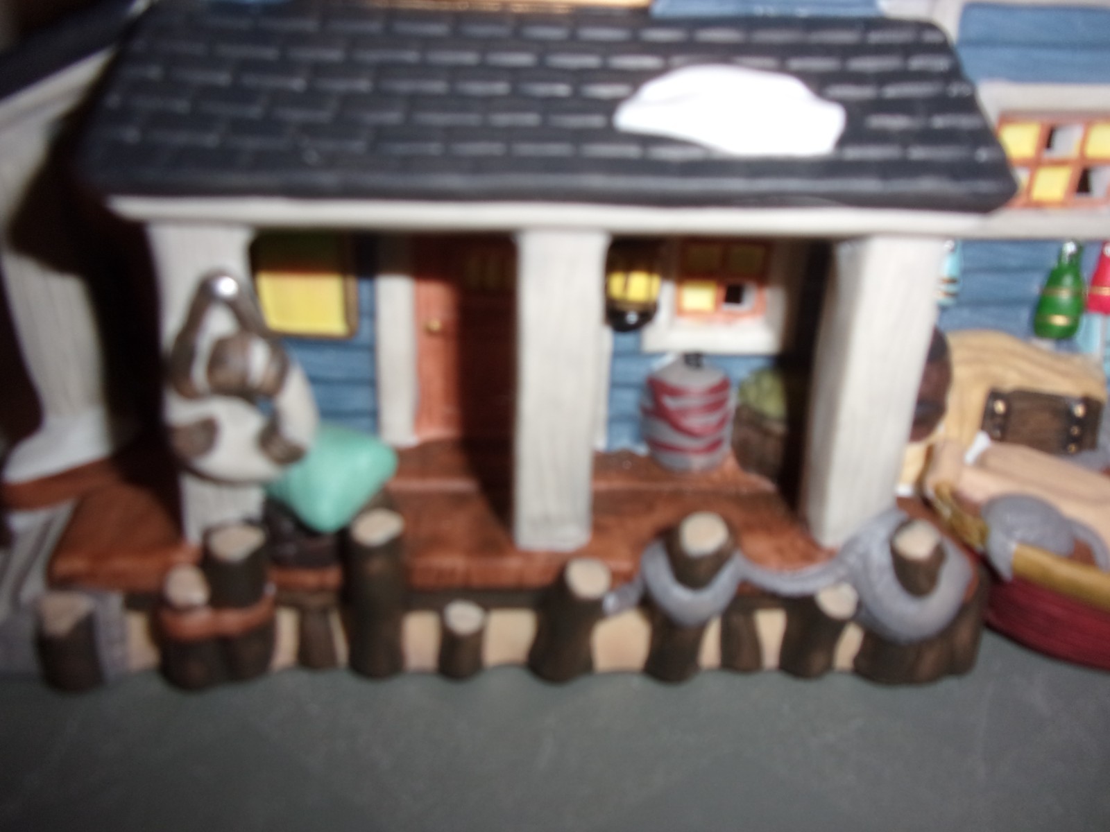 FABRI CENTERS LANDS END BOAT HOUSE HOLIDAY CHRISTMAS VILLAGE HOUSE