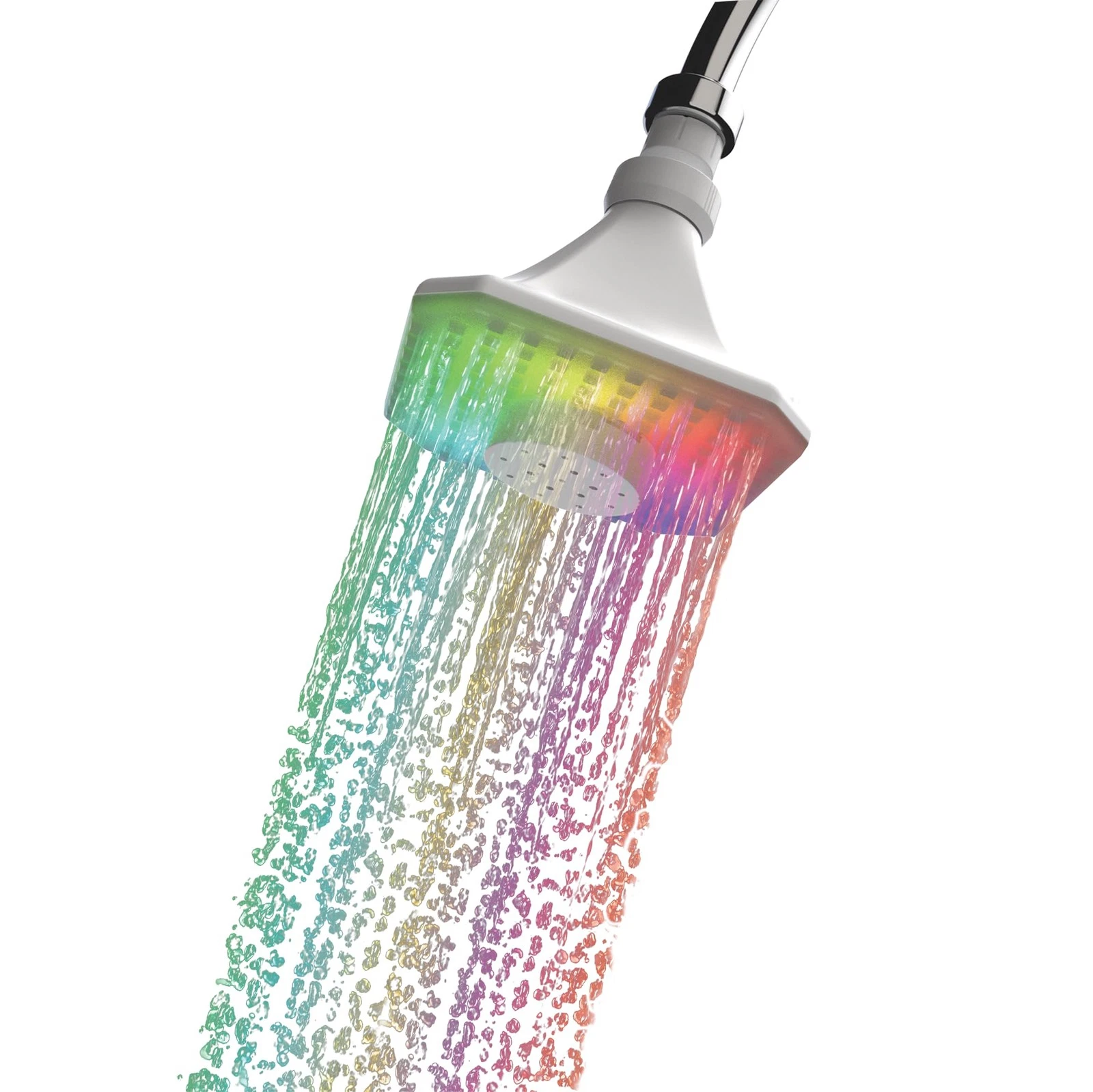 Bluetooth shower speaker waterproof with lights- color changing multicolored