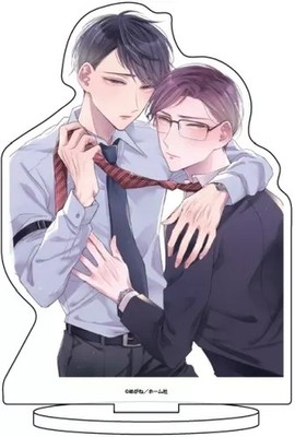 03. President, it's time to sit down Character acrylic figure ''Glasses Sensei''