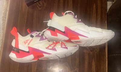 Jordan Men s Low Top Basketball Lace-Up Sneakers White Orange Purple Black