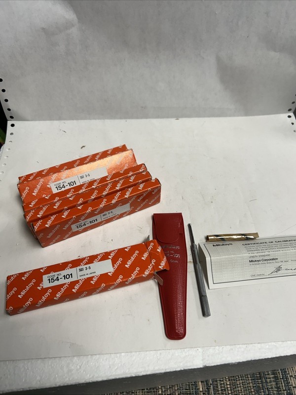 Mitutoyo 154-101 Small Hole Gage 3-5mm Qty. 6 One Price New
