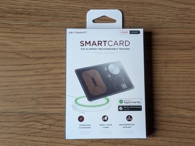 Keysmart Smartcard v3 - Rechargeable Tracker w/ Apple Find My & Google Find Hub