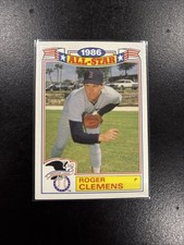 1987 Topps Roger Clemens Commemorative 1986 All-Star Game #21 Boston Red Sox AA1
