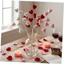 Valentine's Day Gifts Valentines Day Decorations 3 Pack White Red Heart Pink