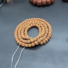 10×9mm Superb Rudraksha 108 Beads Necklace 精挑印尼小金刚菩提盘龙🐉纹108脖挂