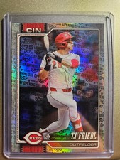 2026 Topps Series 1 #338 TJ Friedl - Opening Day Foil - Cincinnati Reds