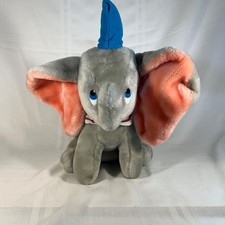 Vintage 80's Disneyland Walt Disney World 12  Dumbo Stuffed Elephant Plush