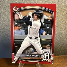 2025 Bowman Draft Josue Briceño Red Border /5 Tigers Prospect
