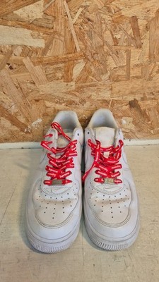 Nike Supreme Herren Air Force 1 Low Weiß Turnschuhe, Größe 9