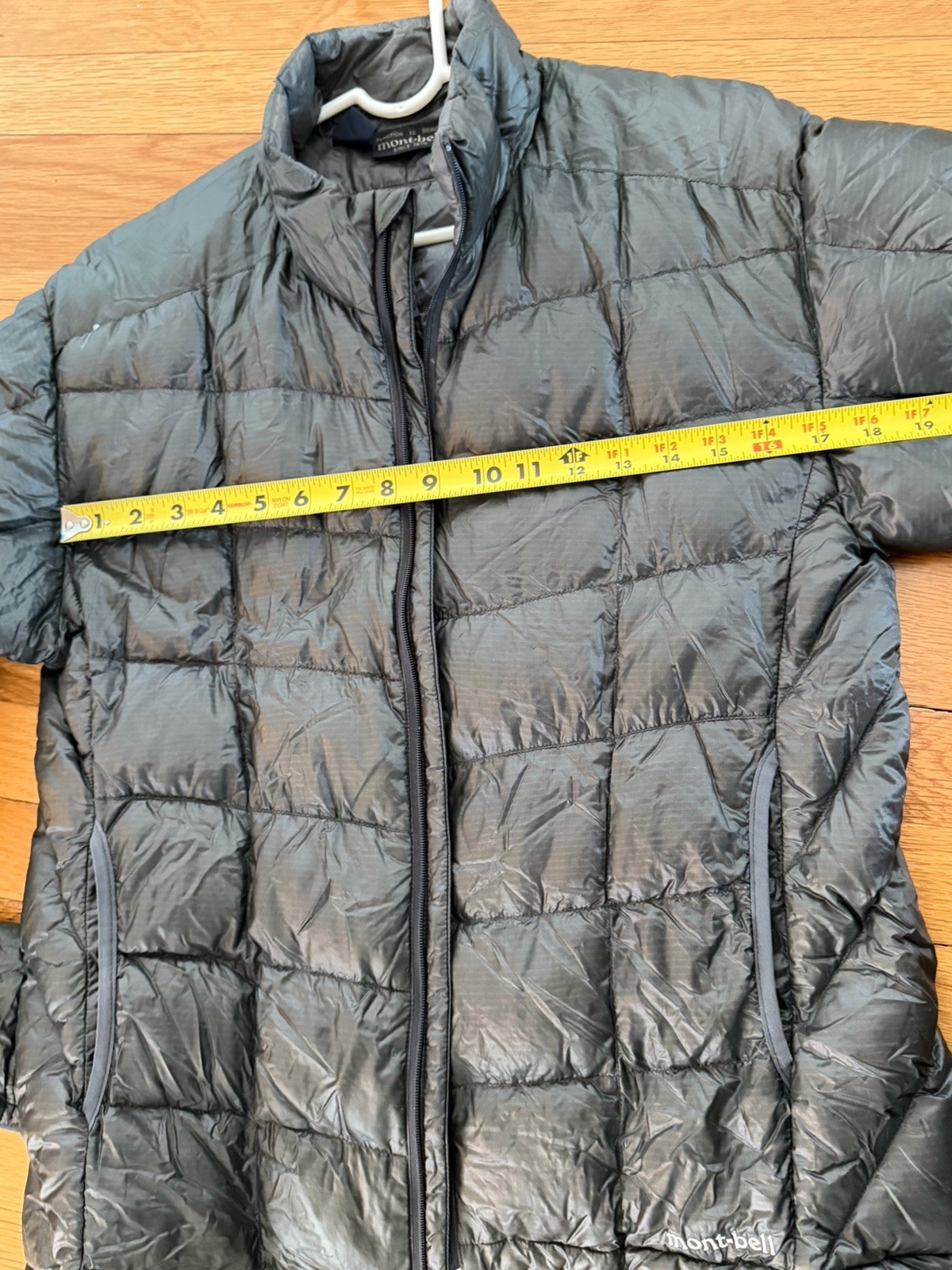 Montbell Down Jacket Packable Dark Gray Medium Men - image 12