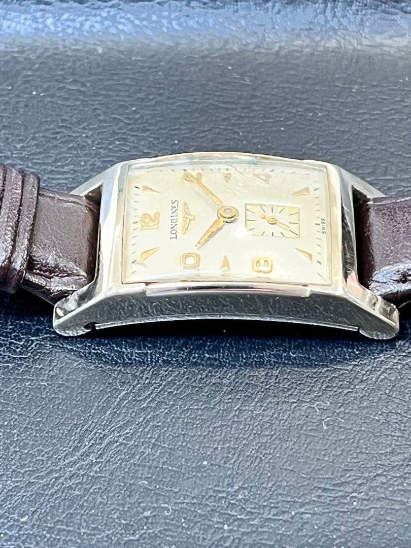 Longines 9lt 10kgf Rectangular Antique Watch 10k … - image 8