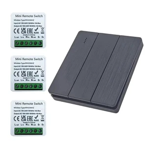 433MHz RF Relais de télécommande sans fil Smart Wall Switch pour ventilateur de lumière