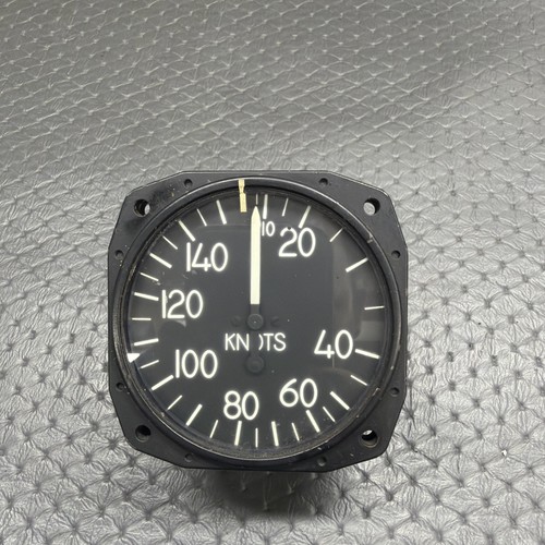 Aerosonic MS 28045-T2 Airspeed Indicator PN S-15-KAW, 6610-00-526-4397