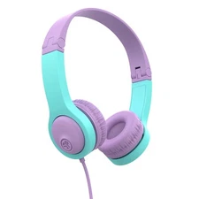 JLab JBuddies Folding Gen 2 Kids Headphones - Purple/Teal