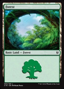 Forest (350) Commander 2016