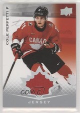 2021 Upper Deck Team Canada Juniors Jersey Cole Perfetti #7 c6x