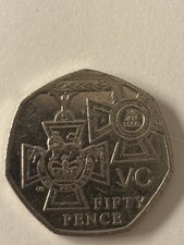 UK 50p Circulated Coin - 2006 Victoria Cross Medal