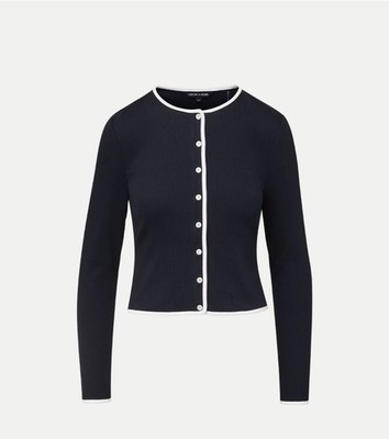 Veronica Beard Wilmer Cardigan, Navy, Size extra small, NWT.  