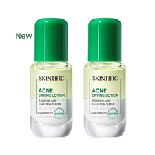 2x SKINTIFIC Acne Drying Lotion Salicylic Acid Acne Spot Treatment BHA 10ml