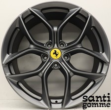4 ORIGINAL FERRARI GTC4 TURBO 20" ANTHRACITE REPAINTED WHEELS 327108 327109