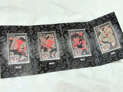Helvar Boss Metal Card Blitz Milly Moksi Luna Used Damaged Packaging