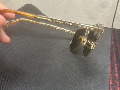 Vilebrequin Fonde A St Tropez 56 16 140 sunglasses 1971 Rare Gold