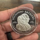 Founding Fathers Washington Madison and Constitution Bicentennial Ag  Silver