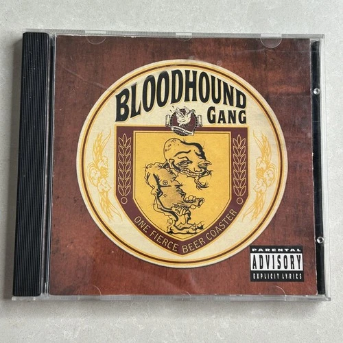 Bloodhound Gang – One Fierce Beer Coaster CD 1996 Alt Rock Geffen Canada