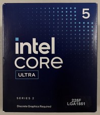 Intel Core Ultra 5 225F - Core Ultra 5 Series 2 Arrow Lake 10-Core 6P 4E NEW