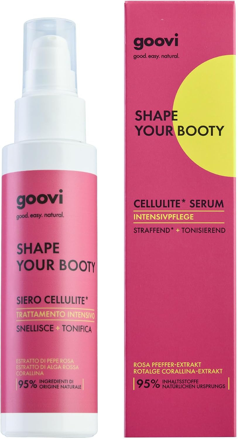 Siero Snellente Goovi Shape Your Booty - Pepe Rosa e Anti-Cellulite