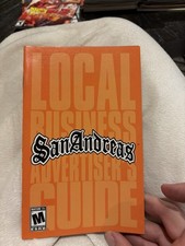 PlayStation 2 PS2 Manual Only Grand Theft Auto San Andreas