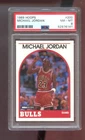 1989-90 Hoops #200 Michael Jordan PSA 8 Graded Basketball Card NBA Bulls 89 1990