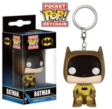 Dc Comics Llavero Pocket Pop! Vinilo 75th Aniversario Batman Amarillo 4 CM 64341