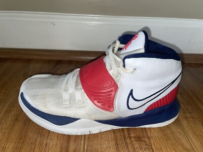 Nike Kyrie BQ5600 102 Basketball White Blue Red Kids Youth