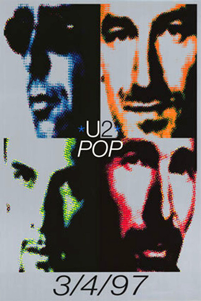 U2 - Pop (1997) Album Promo Poster, Original, SS, Unused, NM