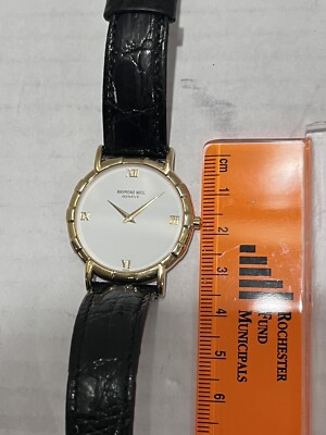Raymond Weil Geneve Swiss Made 18k Gold Electroplated 3742 Men