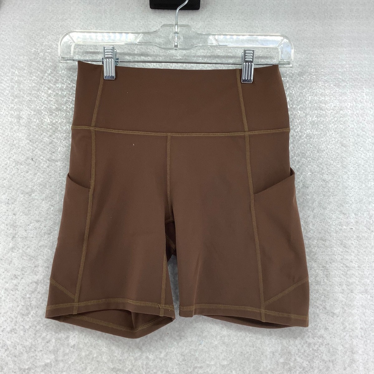 Fabletics Women's Black High Waisted Pull on Compression Shorts