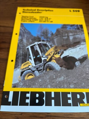 Liebherr 509 Wheel Loader Brochure AMIL22 ver2
