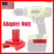 Battery Adapter For Milwaukee 18V Li-ion Battery to For Ryobi 18V Power Tools US