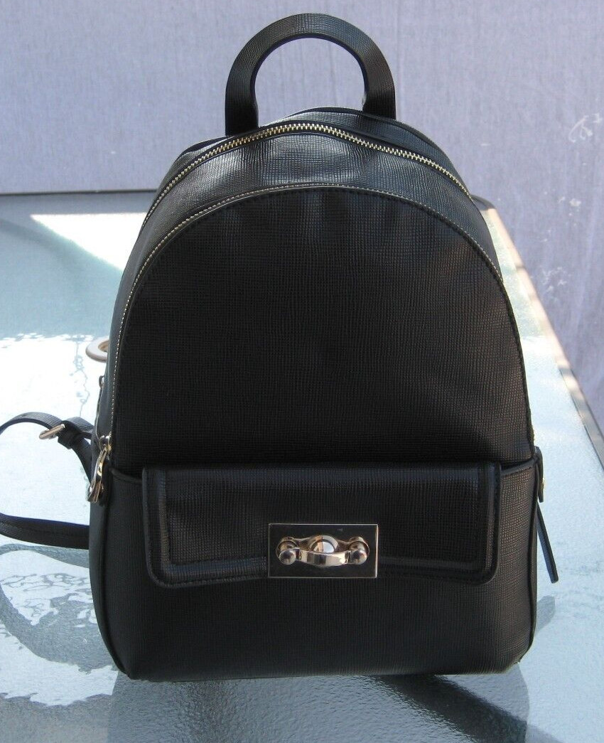 Zara Basic Collection Black Backpack - image 1