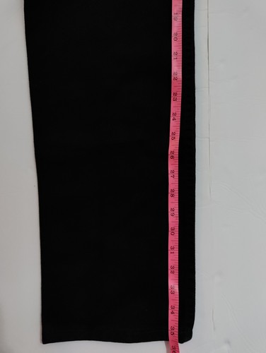 Vintage Cruel Girl 100% Cotton Tapered High Waisted Black Extra Long Jeans 11 Jr - Picture 6 of 9