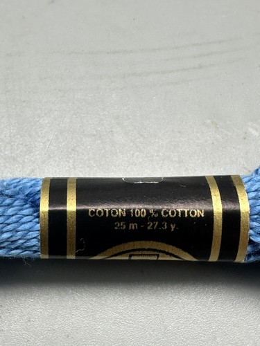 Yarn White Nylon 3 Ply 1 oz and Lot of Six DMC Cotton Pearl Thread New (2C) - Picture 5 of 9
