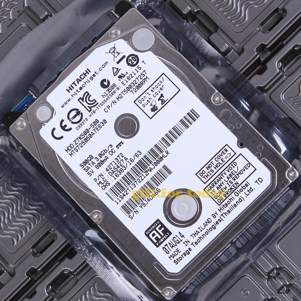 Hitachi 500 GB 7200 RPM SATA 2.5